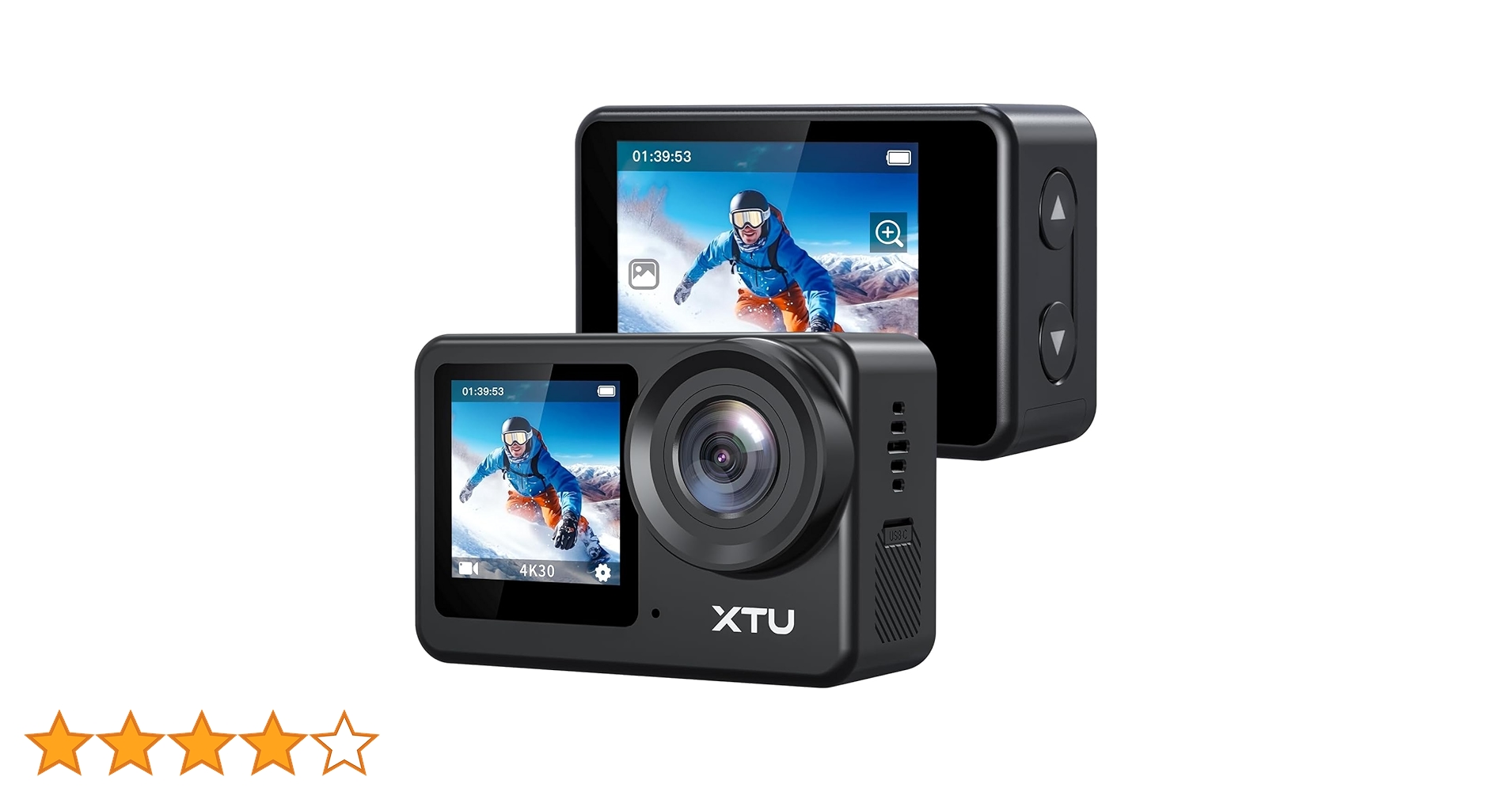 Amazon | XTU S6 アクションカメラ 4K 20MP アクションカム